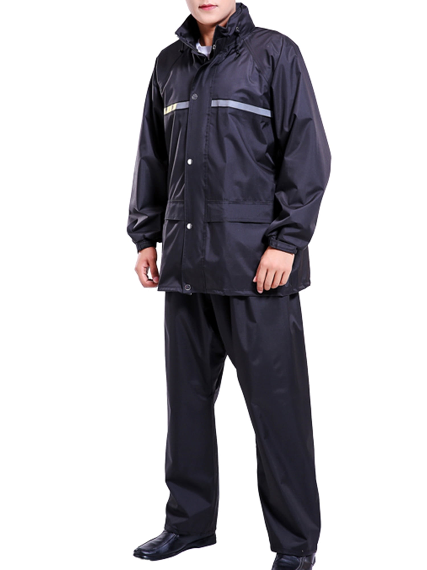Rain Suits for Men Classic Rain Gear Waterproof Rain Coats Reflective