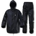 thumbnail image 1 of Rain Suits for Men Waterproof Heavy Duty Rain Gear with Rain Jacket & Pants, Durable Workwear for Fishing Camping Hiking(Black,XL), 1 of 6