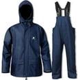 thumbnail image 1 of Rain Suits for Men Waterproof Heavy Duty Rain Gear with Rain Jacket & Pants for Fishing Camping Hiking, 1 of 6