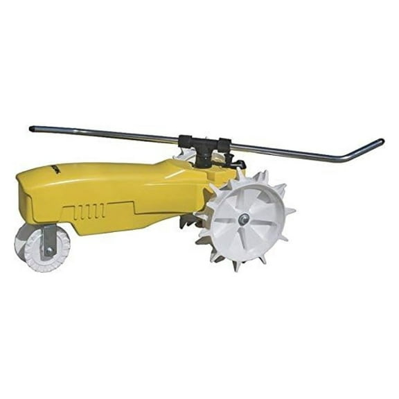 Rain Train Traveling Sprinkler - 1865 Cast Iron Tractor Lawn Yard Sprinkler, 3-Speed, 13,500 Sq Ft Coverage