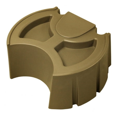 Good Ideas Rain Wizard 50 Gallon Plastic Rain Barrel Water Collector, Khaki