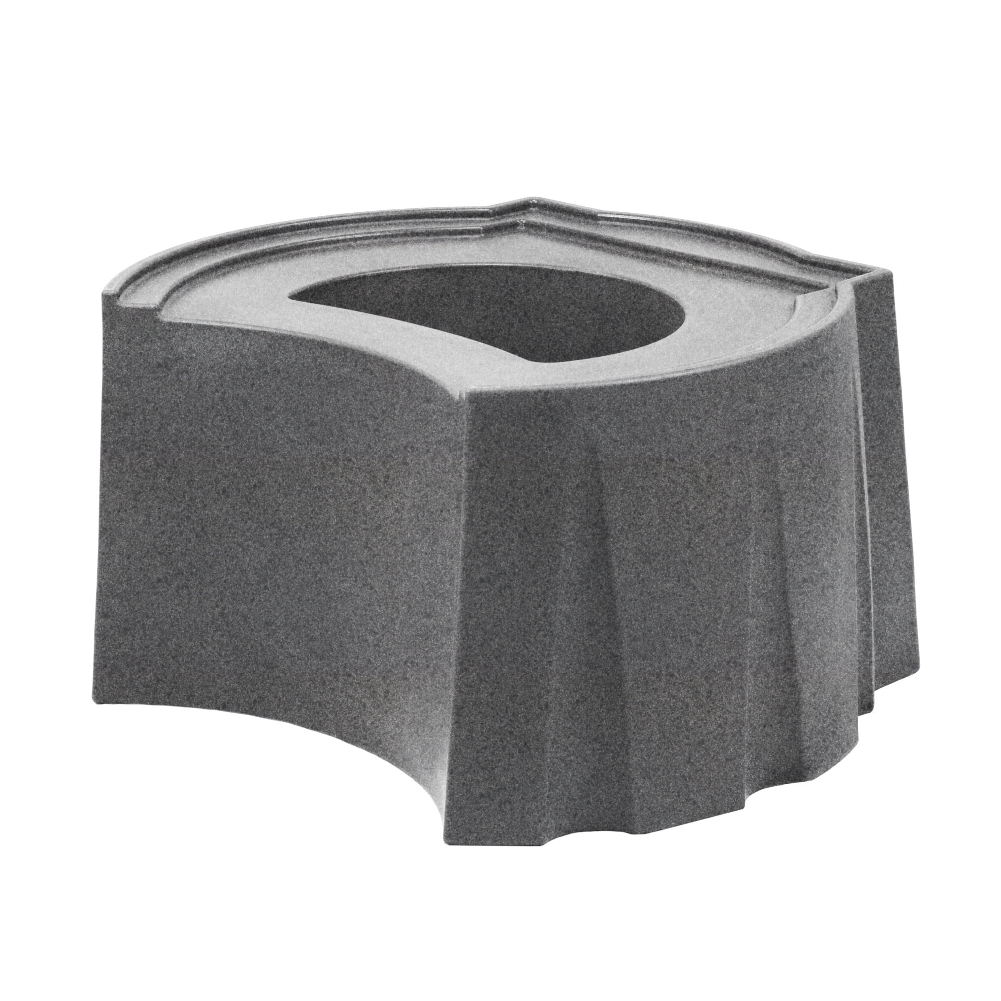 Good Ideas Rain Wizard Rain Barrel Stand, Adds Room for Buckets, Light Granite