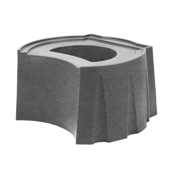 Good Ideas Rain Wizard Rain Barrel Stand, Adds Room for Buckets, Light Granite