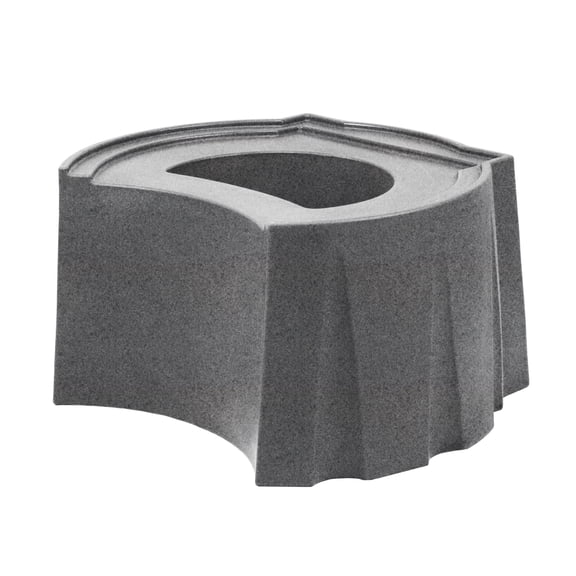 Good Ideas Rain Wizard Rain Barrel Stand, Adds Room for Buckets, Light Granite