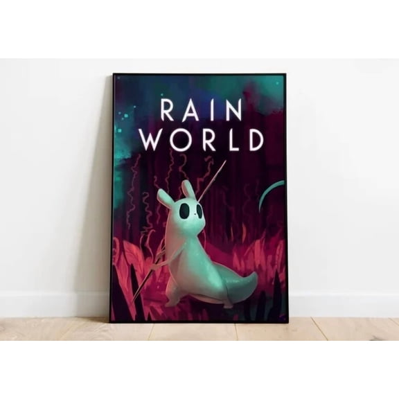 Rain World Poster Print Gaming Poster Room Decor Wall Decor Gaming Decor POSTER Home Decor Vintage Art Print Haging Poster Cute Birthday Gift Wall Art