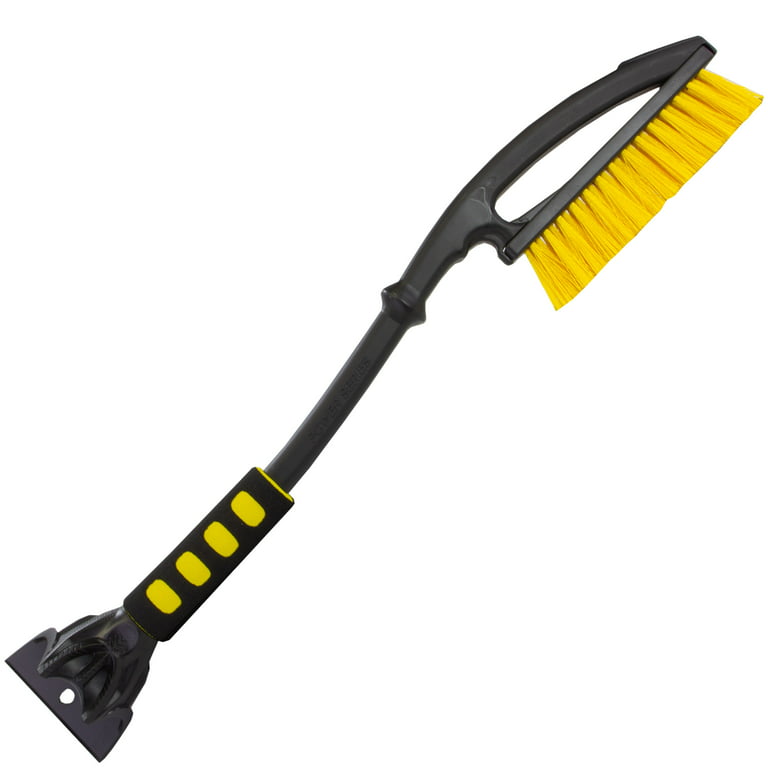 Rain-X 26 Ergo Car Snow Brush with Ice Scraper Tool, Black and Yellow,  Size 26, 1 Pack, 1220185025X