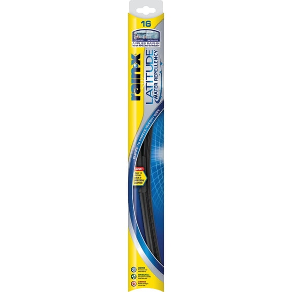 Rain-X Latitude Beam Wiper Blade - Universal Fit, Multi-Adapter - 16 Inch