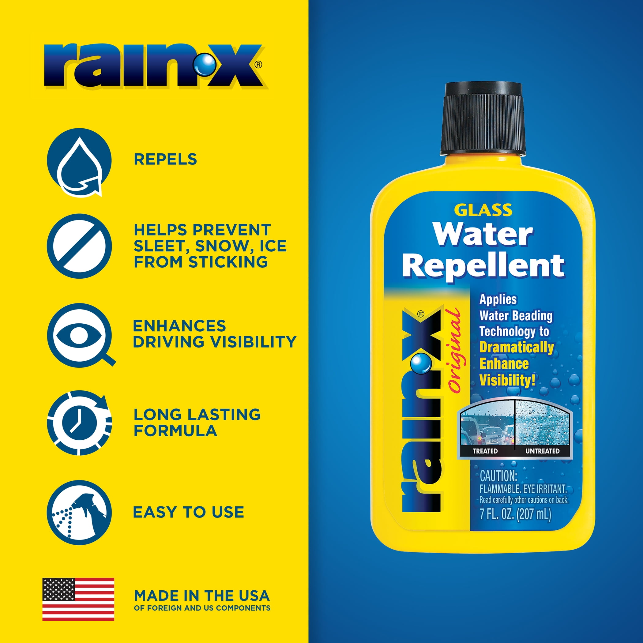 Rain-X 800002243 Windshield Water Repellent 7oz - Walmart.com Rain-X 800002243 Windshield Water Repellent 7oz - Walmart.com