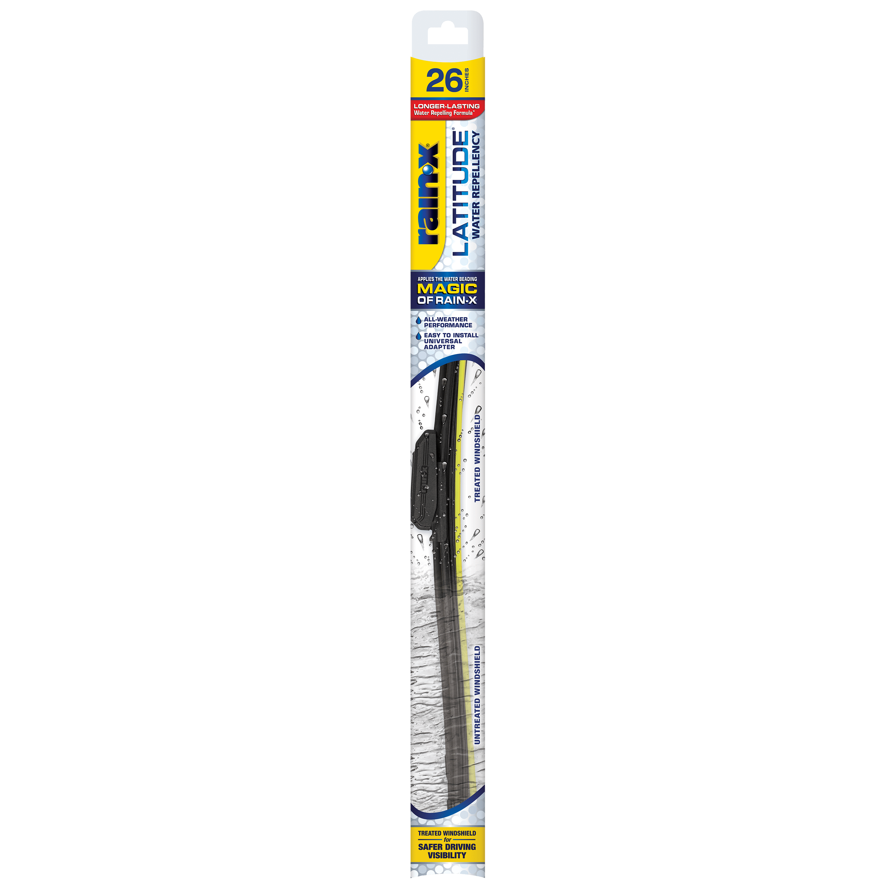 Rain-X 810235 Repellency Water Repellent Wiper Blades, 26" & 19" Windshield Wipers, All Weather Streak-Free for Enhanced Visibility w/ Water Repellency Formula