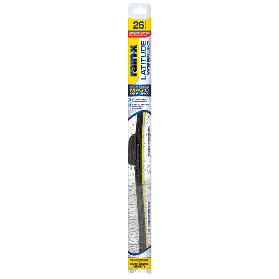 Rain-X 810237 Repellency Water Repellent Wiper Blades, 26" & 22" Windshield Wipers, All Weather Streak-Free for Enhanced Visibility w/ Water Repellency Formula