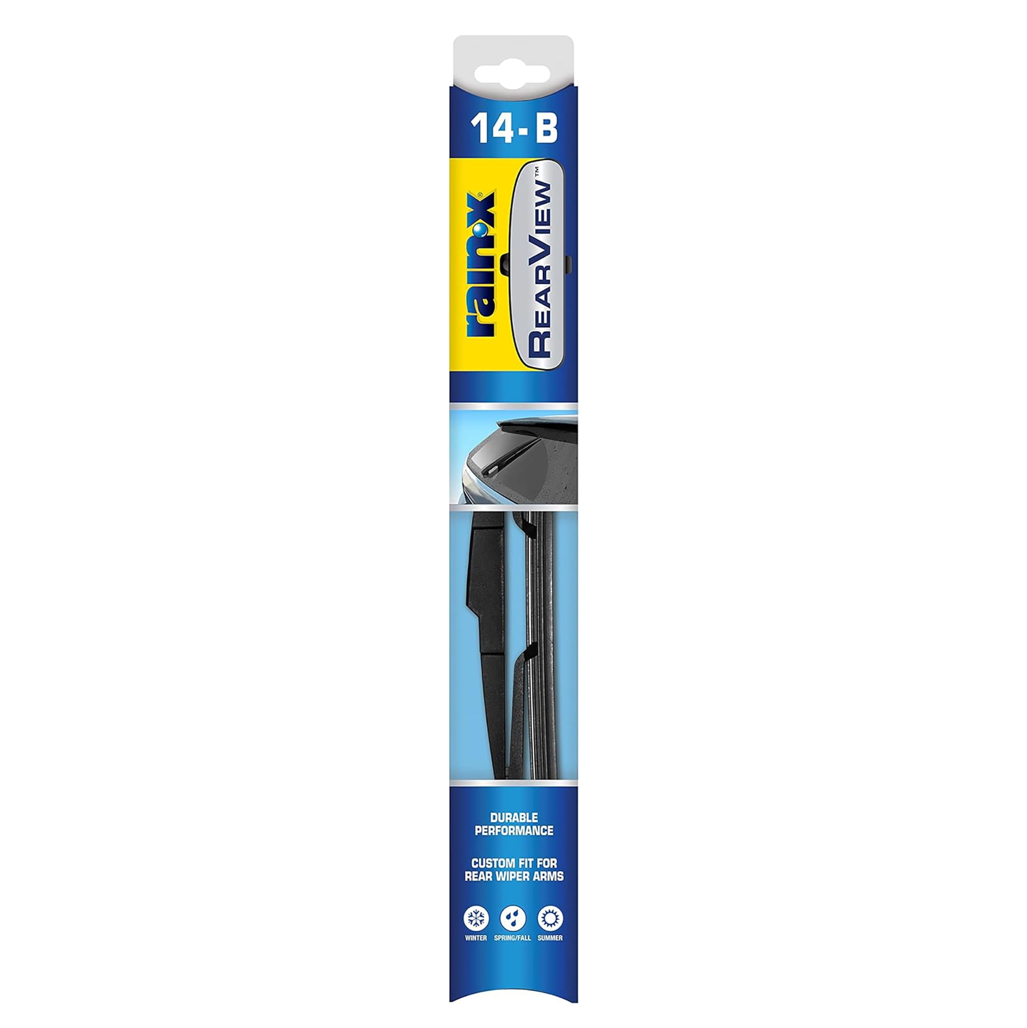 Rain-X 850008 Rearview All-Season Conventional Rear Wiper Blade 14"