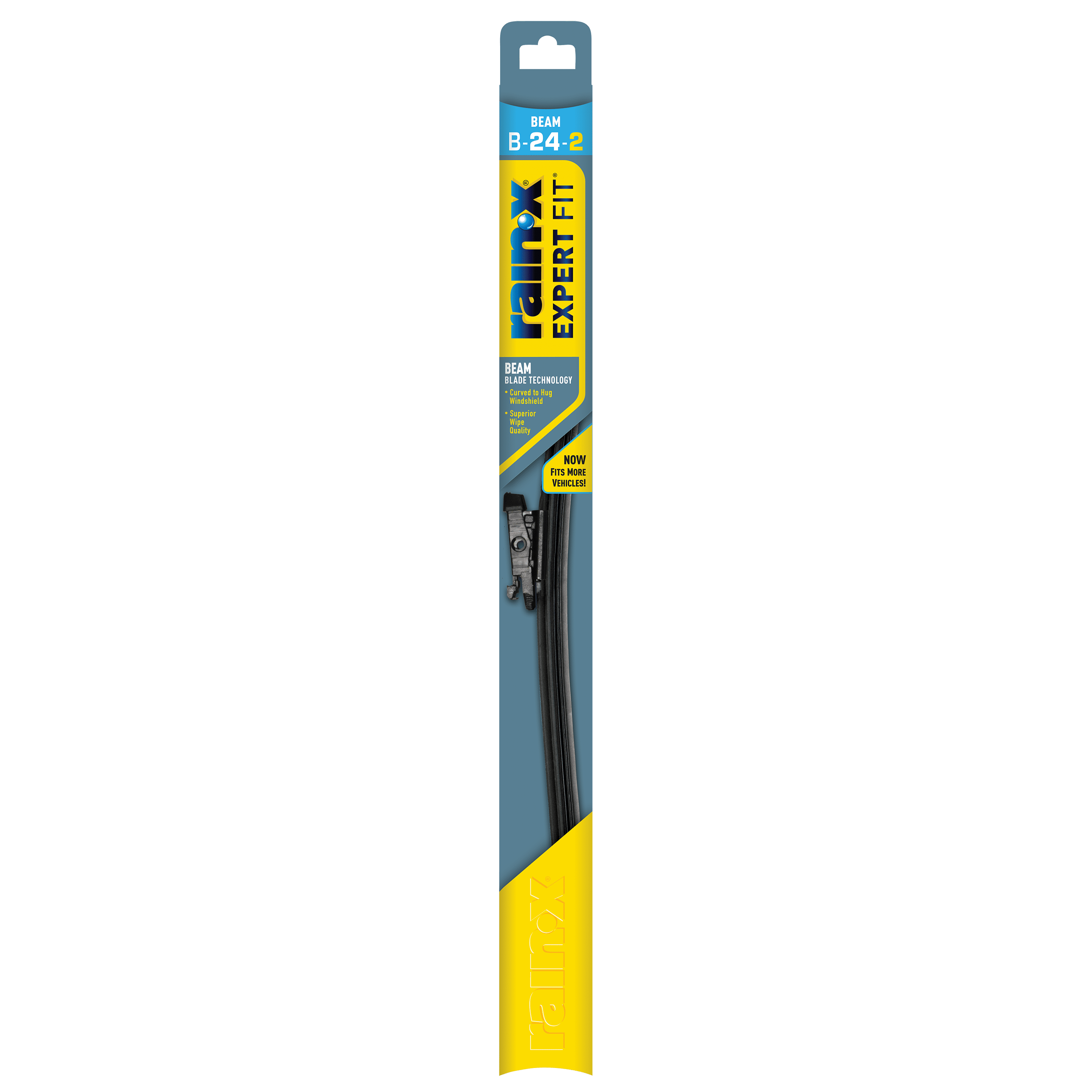 Rain-X Expert Fit Beam Windshield Wiper Blade, 24" B24 - 2 - 840016-2