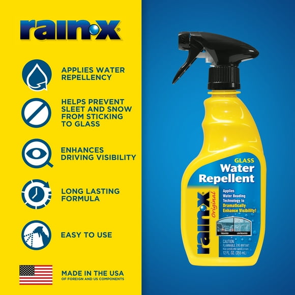 Rain-X Glass Water Repellent Original Treatment, 12 oz - 630045W