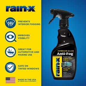 Rain-X Interior Glass Anti-Fog Treatment 12 fl. oz for Automotive and Marine Use
