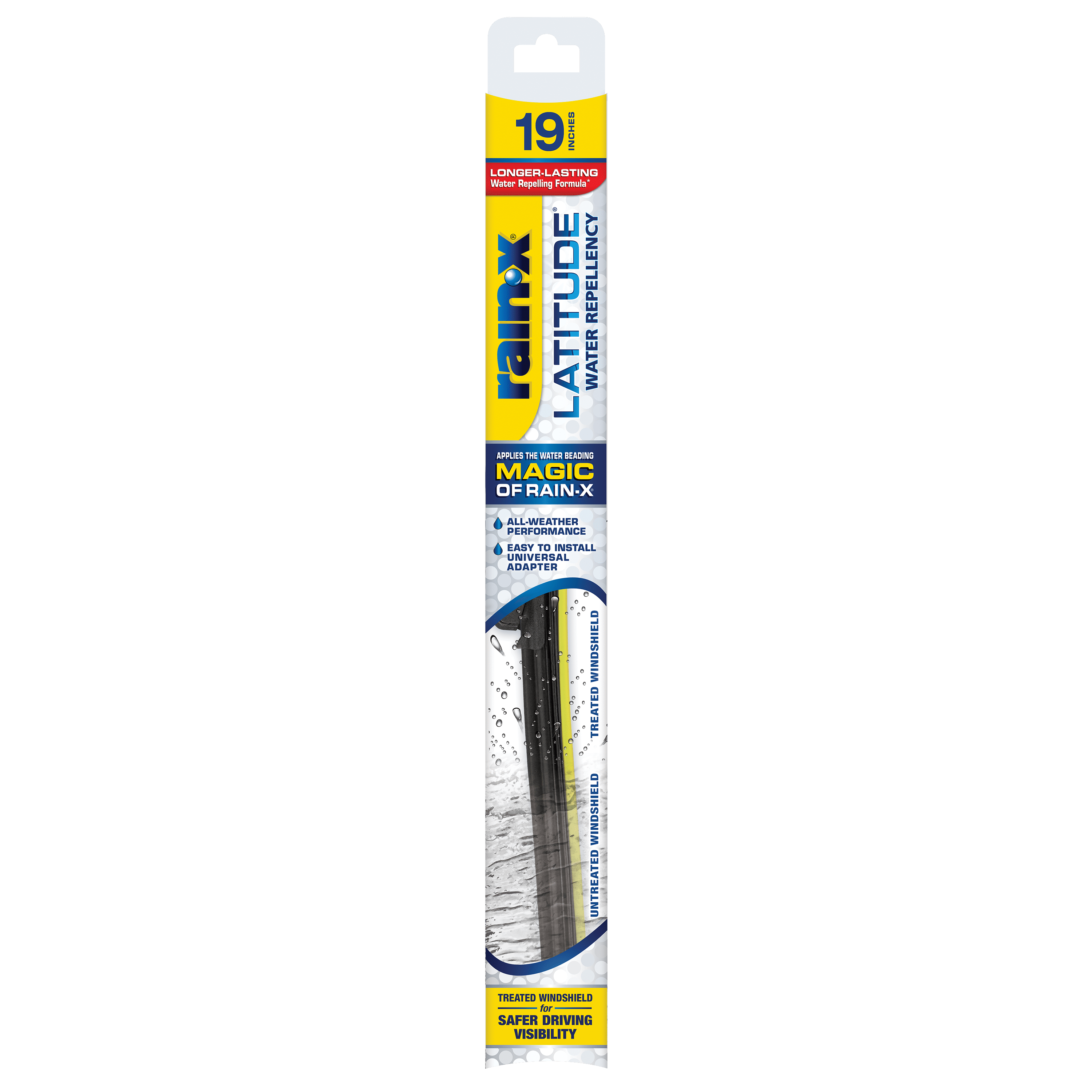 Rain-X Latitude Water Repellency 19" 2-in-1 Windshield Wiper Blade