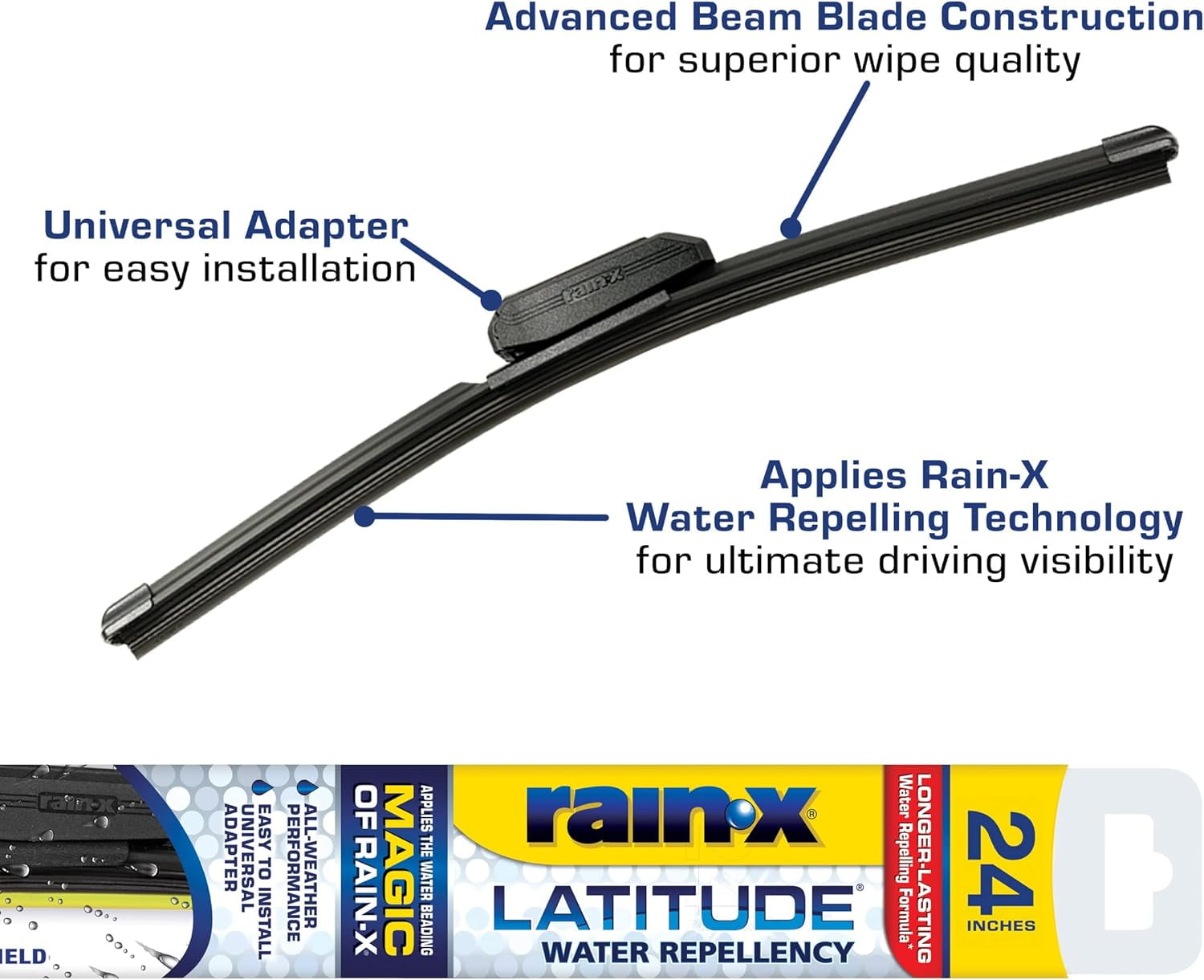 Rain-X Latitude Water Repellency 2-IN-1 Windshield