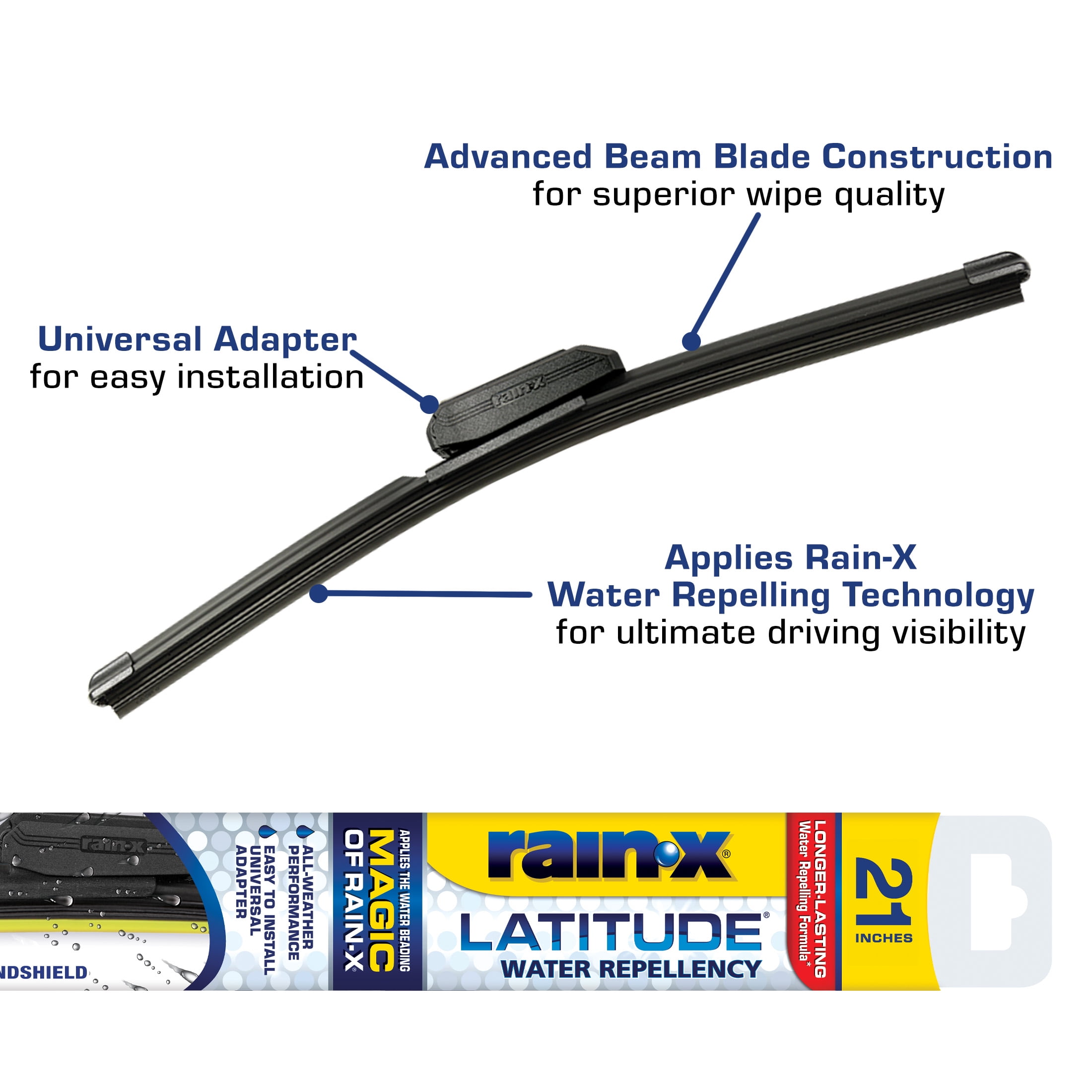 Rain-X 5079278-2 Latitude 2-IN-1 Water Repellency Wiper