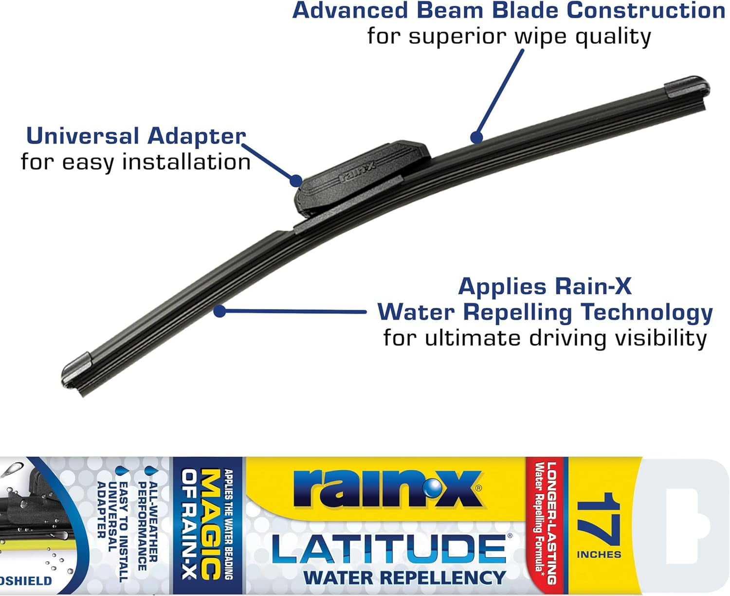 Rain-X Latitude Water Repellency 17" 2-IN-1 W