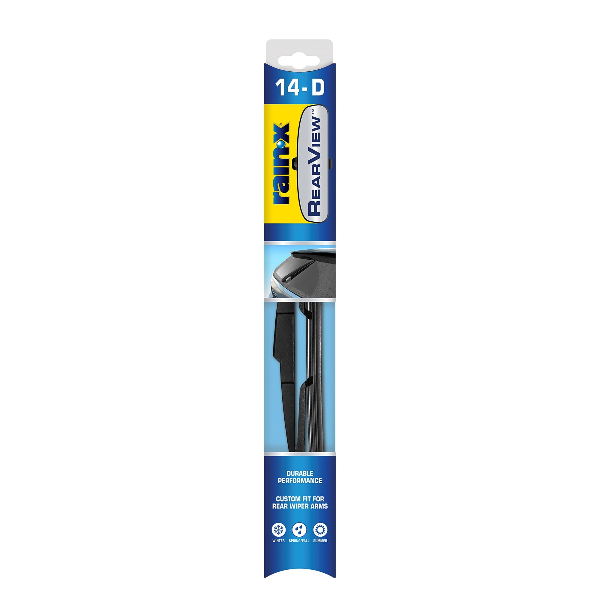 Rain-X Rearview Rear Wiper Blade Conventional Wiper Blade 14"