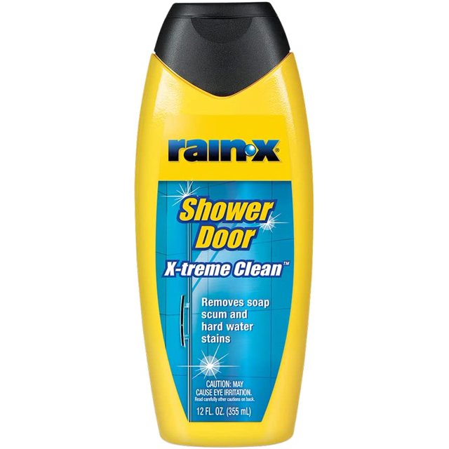 RainX Shower Door XTreme, 12 fl. oz. 630035, Removes Soap Scum and