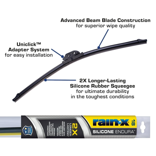 RainX Silicone Endura Premium AllWeather 18" Windshield Wiper Blade