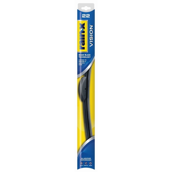 Rain-X Vision Wiper Blade - Beam Design - 22 Inch Standard Vehicle Use, OE Replacement
