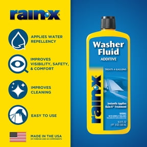 Rain-X Washer Fluid Additive 16.9 oz Bottle for Enhanced Cleaning