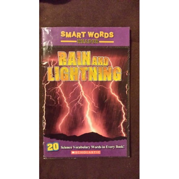 Pre-Owned Rain and Lightning (Smart Words Reader) (Paperback) 0545368197 9780545368193