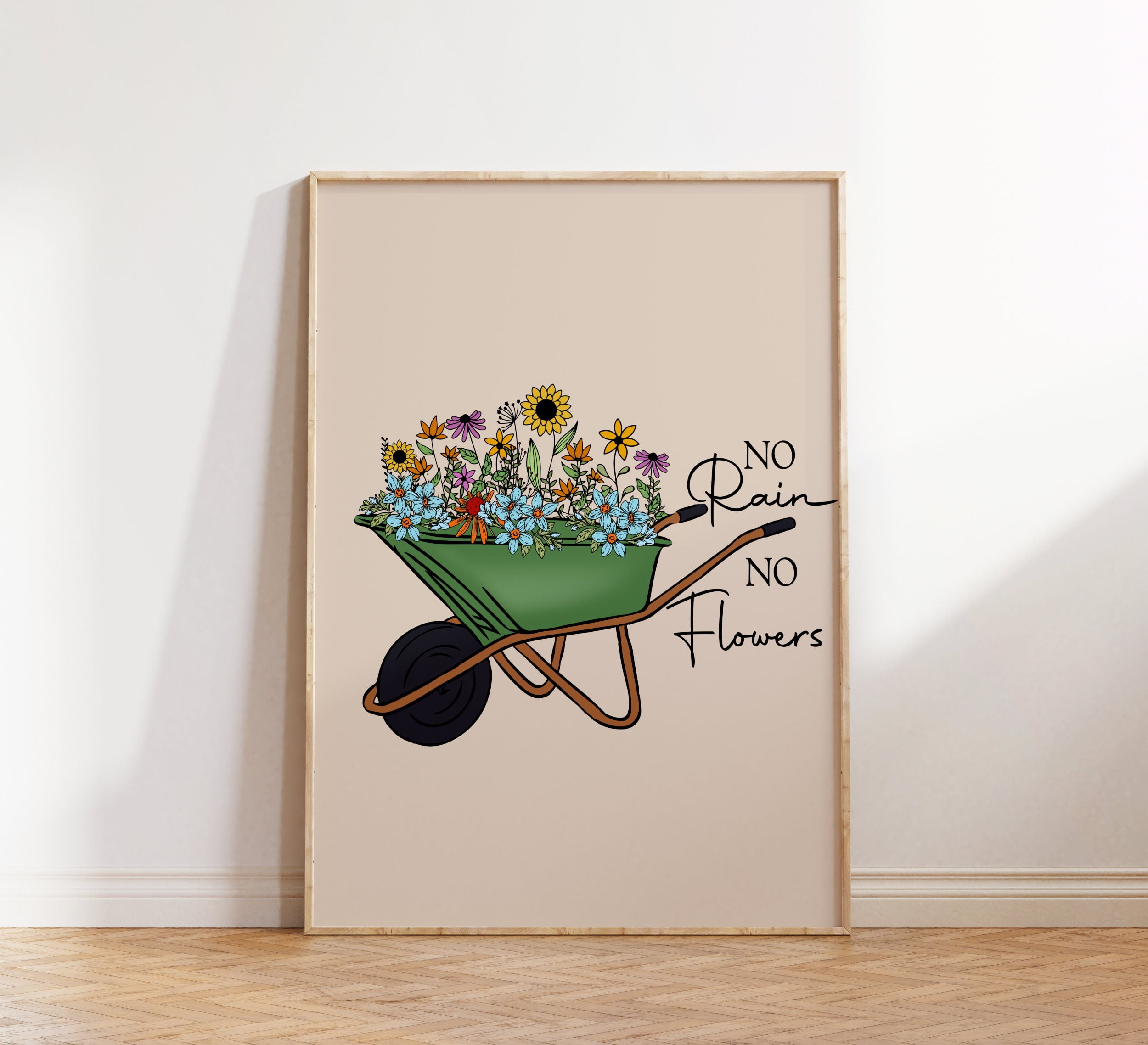 no-rain-no-flowers-print-cute-quote-wall-print-retro-70s-print