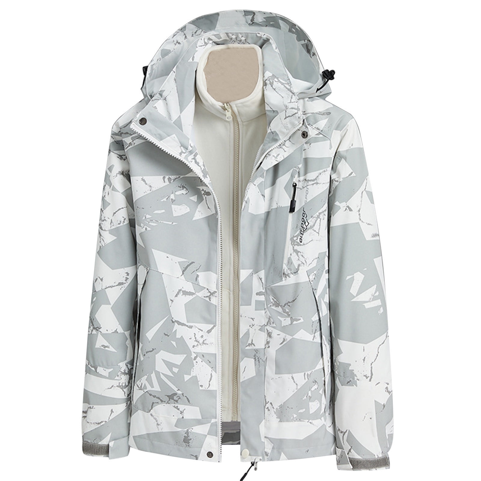 White camo best sale rain jacket