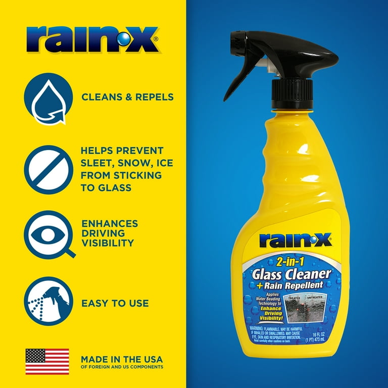 Rain-x 2-in-1 Glass Cleaner & Rain Repellant 16oz - 630006W