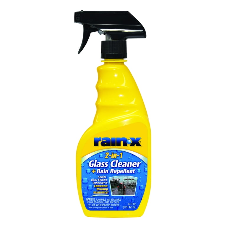 Rain - X / Rain X / Rain-X / RainX 2 In 1 Glass Cleaner + Rain Repellent  Clear Clean Vision 680ml Car Care Original DIY