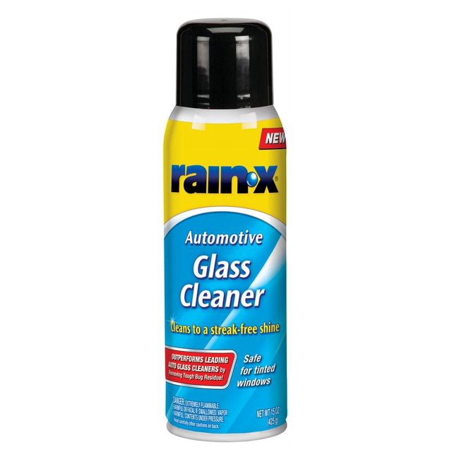 Rainx Automotive Glass Cleaner Aerosol 19oz 630175W