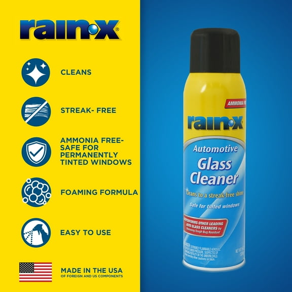 Rain-x Automotive Glass Cleaner Aerosol 19oz - 630175