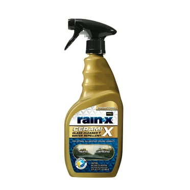 Rain-x® Cerami-x Glass Cleaner + Water Repellent, 23 .oz - Improved Haze-Free Formula - 630177SRP