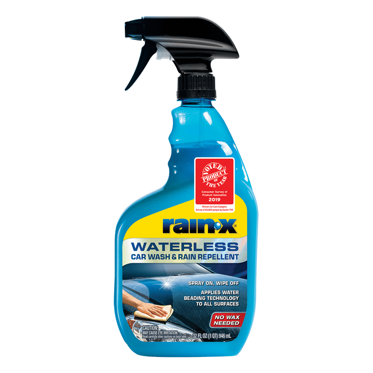 Rain-x Waterless Car Wash & Rain Repellent 32 fl oz, - 620100W