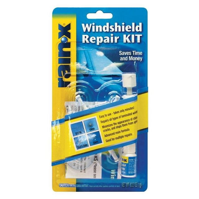 Rainx Windshield Repair Kit, Saves Time and Money by Repairing Chips and Cracks 600001
