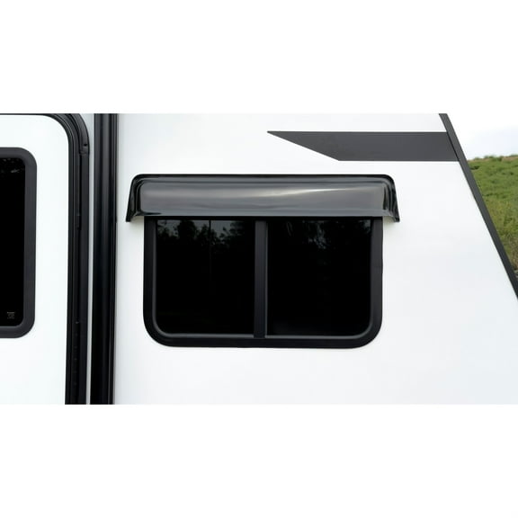 RainBlade RV1024 Bug Deflector with 3M Adhesive for 20" 25" RV Windows Smoke