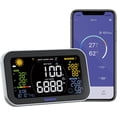 thumbnail image 1 of RainPoint Wi-Fi Irrigation Gateway Hub, Compatible with Rain Point Wireless Rain Gauge, Soil Moisture Meter, and other Add-on Sub Devices, Display Weather & Irrigation Data at a Glance, 1 of 7