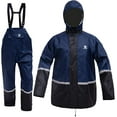 thumbnail image 1 of RainRider Fishing Rain Suits for Men Waterproof Breathable Rain Gear Farming Golfing Camping Walking(Navy,M), 1 of 7