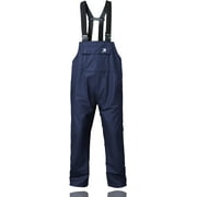 RainRider Rain Pants for Men Women Waterproof Rain Gear Bib Overalls Trousers for Fishing Hunting(Navy,X-Large)