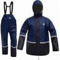 thumbnail image 1 of RainRider Rain Suits for Men Waterproof Breathable Lightweight Rain Gear Durable Oxford Rain Jacket Pants(Navy,3XL), 1 of 7