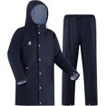 thumbnail image 1 of RainRider Rain Suits for Men Women Waterproof Heavy Duty Rain Gear Long Rain Jacket Coat & Pants(Navy, XL), 1 of 7