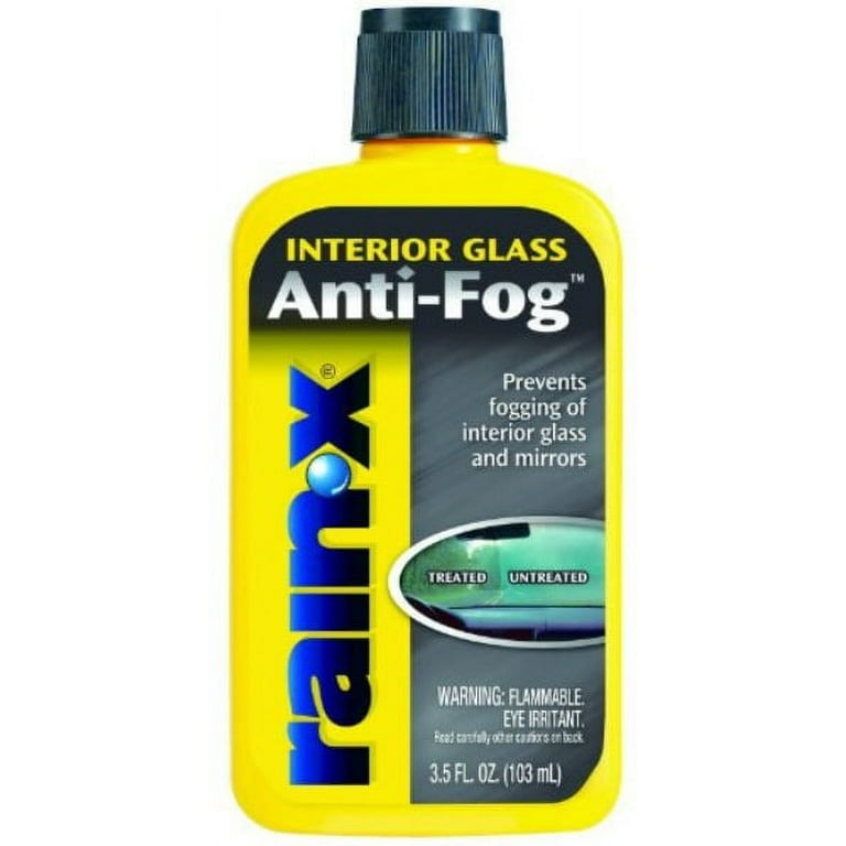 Rain-X 630046 Interior Glass Anti-Fog, 12 oz. - Prevents Fogging of  Interior Glass and Mirrors, Usable on Both Automobiles and Marine Vehicles