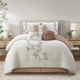 thumbnail image 1 of Raina 7 Piece Comforter Set, King, Blush, 1 of 4