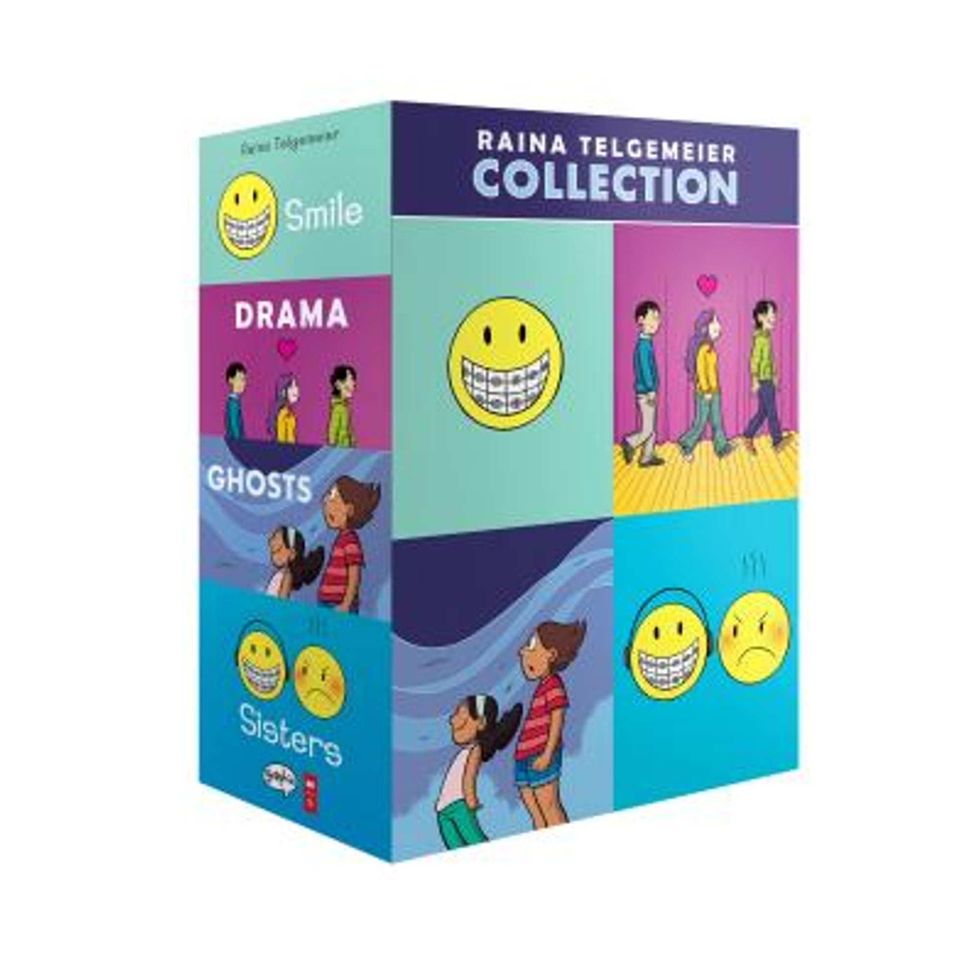 Pre-Owned Raina Telgemeier 4book Boxed Set (Paperback) by Raina Telgemeier