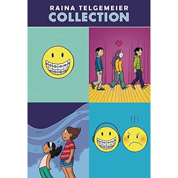Pre-Owned Raina Telgemeier 4book Boxed Set (Paperback) by Raina Telgemeier