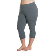 Rainbeau Curves Activewear Capri Legging, Women's Plus 22/24