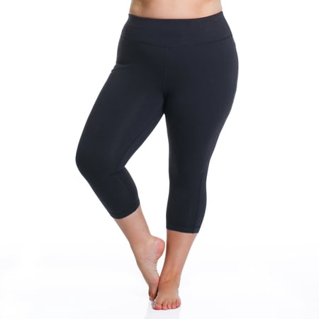Rainbeau Curves Activewear Capri Legging, Women's Plus 18/20