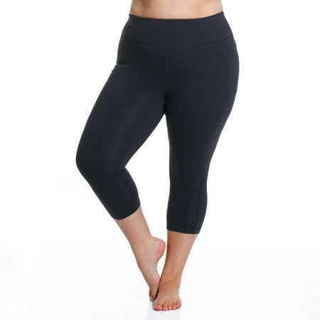 Rainbeau Curves Activewear Capri Legging, Women's Plus 14/16